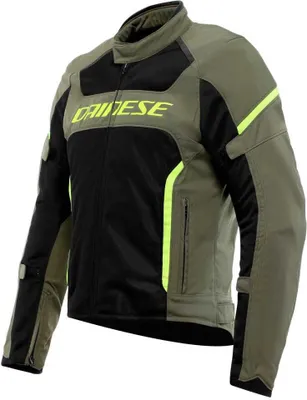 Produktbild von Dainese AIR FRAME 3 TEX Sommer-Textiljacke, Armeegrün/Fluorogelb, Größe 46 347730