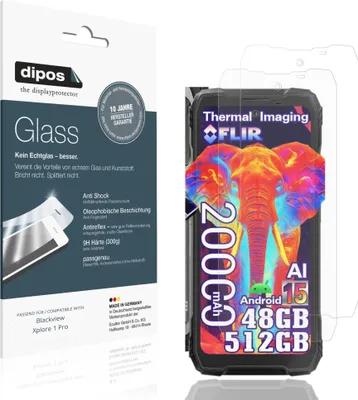 Zdjęcie produktu dla 2x dipos GlassAR Blackview Xplore 1 Pro