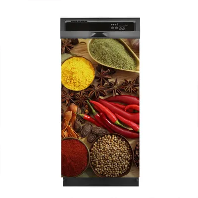Produktbild von Magnete Dekorative 45x80 cm Küche Magnetmatte Spülmaschine - Gewürze Gemüse