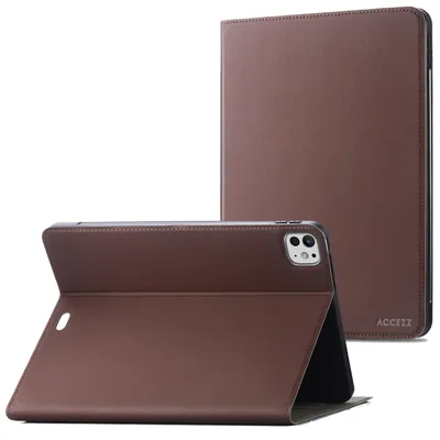 Produktbild von Accezz Classic Klapphülle iPad Pro 11 (2025) M5 / (2024) M4 - Braun