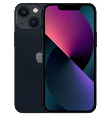 Produktbild von Apple iPhone 13 mini, 13,7 cm (5.4"), 2340 x 1080 Pixel, 128 GB, 12 MP, iOS 15, Schwarz