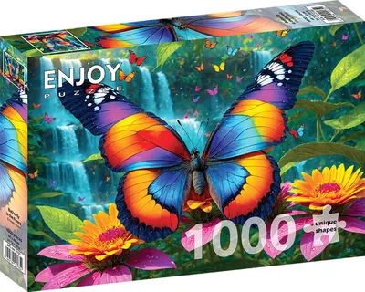 Produktbild von ENJOY Puzzle Schmetterling im Wald 1000 Teile