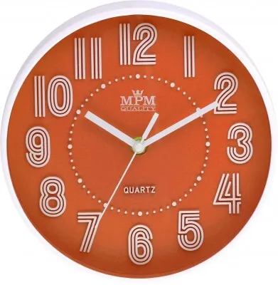Produktbild von Kinderwanduhr MPM, 3228.60 - orange, 20cm