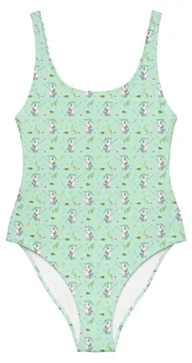 Produktbild von Mr. & Mrs. Panda Damen-Einteiler Panda Angeln Größe M - Beige - Geschenk, Angelsport, Badeanzug, Schwimmanzug, Angelverein, Damenbadeanzug, Shape-Badeanzug, Bademode