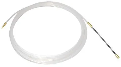 Immagine prodotto di Ausilio per l'inserimento del cavo 20 m nylon Ø 4 mm con molla di guida e occhiello