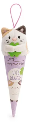Produktbild von NICI Schlüsselanhänger Katze Angy mit Kleeblatt moodie mit Loop in Schultüte