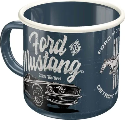 Produktbild von Nostalgic-Art - Emaille-Becher - Ford - Ford Mustang The Boss