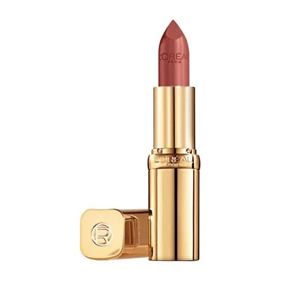 Imagen del producto de L'Oréal Paris Color Riche Satin, labial satinado, tono "Nacktheit" (desnudez), "Seine sunset" (puesta de sol sobre el Sena), 1 color, hidratante, para mujeres, acabado satinado