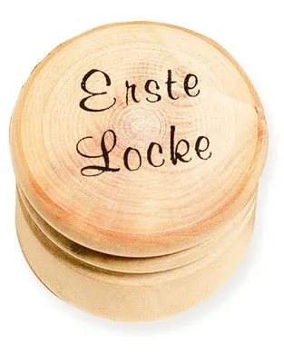 Produktbild von Redecker Erste-Locke"-Döschen ø 3,5 cm, deutsch