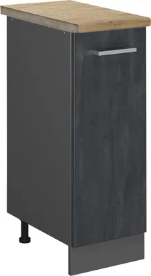 Obrázok produktu pre Lekárenská skrinka Vicco R-Line Čierny betón 30 cm AP dub, Model 47611