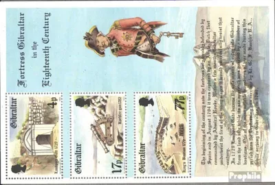 Produktbild von Briefmarken Gibraltar 1983 Mi Block8 (kompl.Ausg.) postfrisch Gibraltar 18.Jhr.