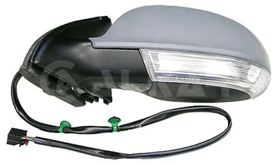 Produktbild von ALKAR 6151121 Außenspiegel Seitenspiegel Links für VW Golf VI Variant (AJ5) Beheizt mit Memory Asphärisch Grundiert Elektrisch