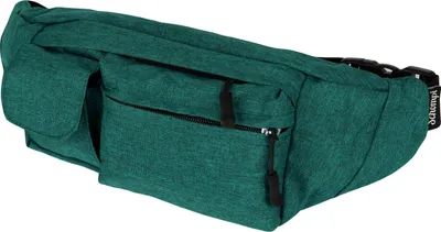 Produktbild von Schompi Hüfttasche Wasserabweisend Damen Herren Uni Bauchtasche 4 Fächer Gürteltasche Farbauswahl , Farbe:Türkis