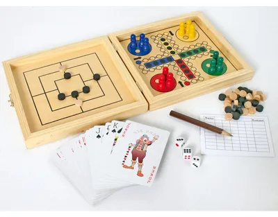 Produktbild von Bartl 109962 Spielesammlung für die Reise aus Holz