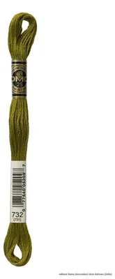Produktbild von DMC Stickgarn Mouline Special 117mc - 732, 6 Fäden, 8 Meter