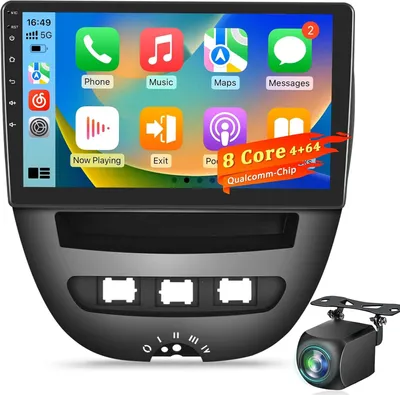 Image de Autoradio Android – Écran tactile IPS de 10 pouces – CarPlay et Android Auto sans fil