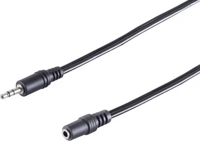 Obrázek produktu pro S/CONN 3.5mm - 3.5mm 3m, 3.5mm, Samice, 3.5mm, Samec, 3 m, Černá