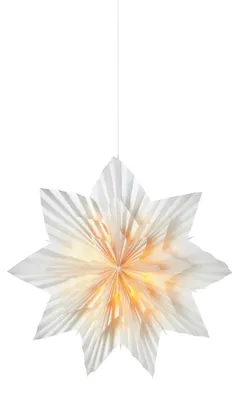 Produktbild von MARKSLOJD Neela weißer Hängestern 75 cm