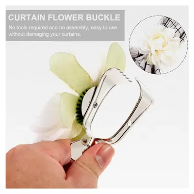 Produktbild von Zubehör für Gardinenschnüre, 2 Stück Vorhang Raffhalter Clips