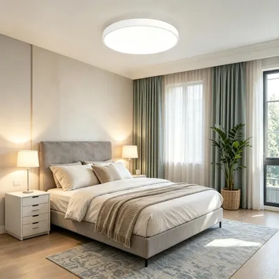 Produktbild von 24W 23CM Led Deckenleuchte Weiß Dimmbar 3 Farbtemperaturen Deckenleuchten Für Küche, Wohnzimmer, Balkon, Flur, Badezimmer, Schlafzimmer
