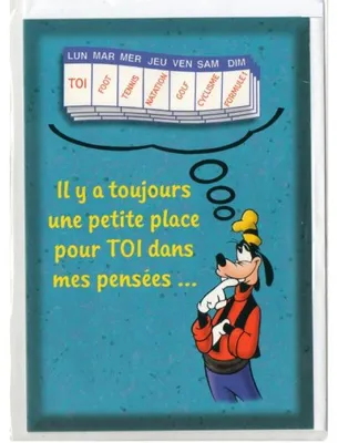Image de Carte disney goofy / dingo (36)