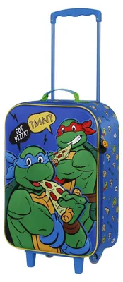 Immagine prodotto di Valigia trolley 3D verde per bambini