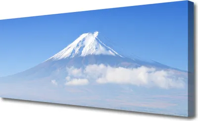 Imagen del producto de Cuadros decorativos para pared, impresión artística sobre lienzo, paisaje de montaña, 125x50 cm