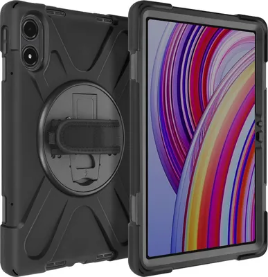 Obrázek produktu pro Avizar, nárazuvzdorné ochranné pouzdro pro Xiaomi Redmi Pad Pro a Pad 2 Pro s držákem, černé