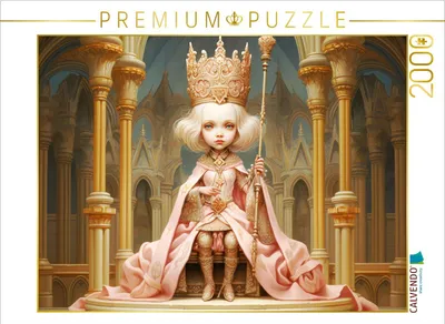 Produktbild von CALVENDO Puzzle Königin des Mittelalters. | 2000 Teile Lege-Größe 90x67cm Foto-Puzzle für glückliche Stunden