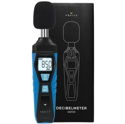 Aquila Digitale Decibelmeter - Geluidsmeter 30 tot 130 dB, incl. Opbergetui – afbeelding 1