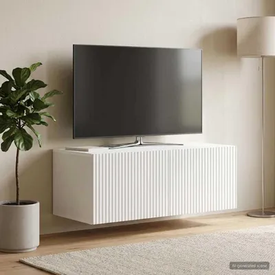 Produktbild von Möbel Wandmontierter TV-Schrank Weiß 78,5 x 41 x 30 cm Holzwerkstoff - TV-Schränke &6786