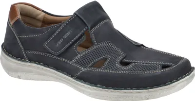 Produktbild von Josef Seibel ANVERS 81 Herrenschuhe - bequeme Slipper - Halbschuhe blau NEU