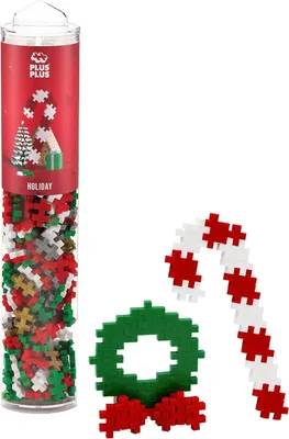 Image de Plus-Plus Kit de construction de Noël - 240 pièces.