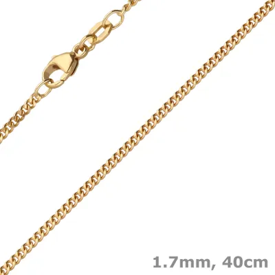 1-7mm-Panzerkette-aus-750-Gelbgold-40cm