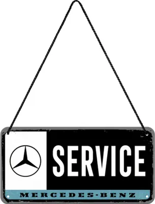 Produktbild von Nostalgic-Art - Hängeschild - Mercedes-Benz - Service