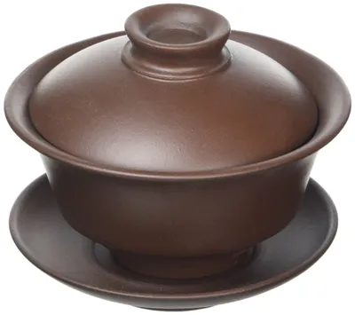 Yixing Zisha Clay Gaiwan, 110 ml, braun, Keramik
