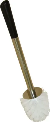 Produktbild von Sanwood Coppa schwarz  6962499  WC Weiß Bürstenkopf mit Edelstahl Griff WC Bürste rostfreie Klobürste - Ersatztoilettenbürste - Ersatzklobürste