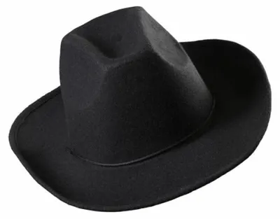 Produktbild von Schwarzer Cowboy Hut als Kostümzubehör