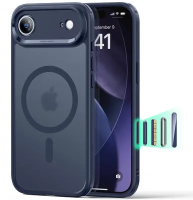 Obrázek produktu pro ESR – Classic Hybrid HaloLock ochranné pouzdro pro iPhone 17 Air – matně modré