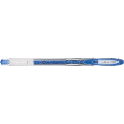 Produktbild von Uni-Ball Signo UM-120 SP, Verschlossener Gelschreiber, Blau, Blau, Transparent, Kunststoff, Rund, Kunststoff
