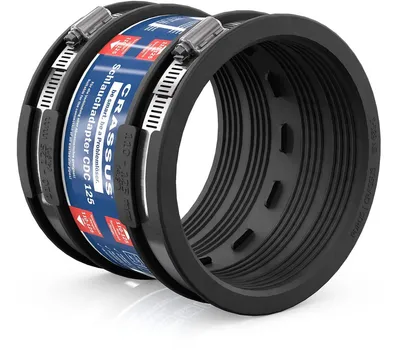 Produktbild von Crassus Schlauchadapter Typ 1 druckd 0,6 bar CDC 125 110 - 125 mm Spannw., CRA14029