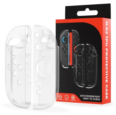 Produktbild von Für Nintendo Switch 2 Joy-Con Controller TPU Schutz Hülle Soft Shell Transparent