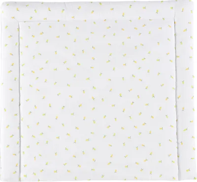 Produktbild von KraftKids Wickelauflage Musselin gelbe Zitronen 78x78 cm (BxT)