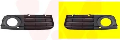 Produktbild von VAN WEZEL Lüftungsgitter Grill Stoßfänger für AUDI A4 Avant (8K5, B8) mit Loch/Löchern für Nebellampen