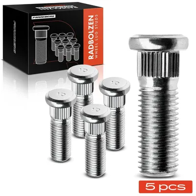 Obrázok produktu pre Skrutky nápravy – sada 5 kusov – pre prednú a zadnú nápravu – náhradná súčiastka – náhrada za 90942-02049, 90942-02017