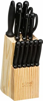 Produktbild von Messerblock mit 11 Messern + Schere + Braun