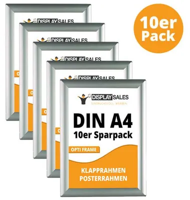 Produktbild von Klapprahmen Opti Frame 25mm DIN A4 Postermaß ohne Rückenstütze (10 Stück)