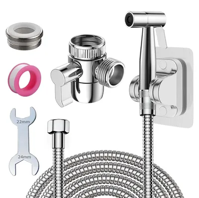 Obrázek produktu pro Sada pro přenosný bidet s tryškou z nerezové oceli