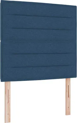 Produktbild von vidaXL Kopfteil Blau 90 cm Stoff