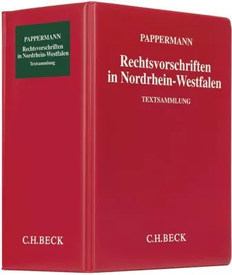 Produktbild von Rechtsvorschriften in Nordrhein-Westfalen (ohne Fortsetzungsnotierung) inkl. 119. Ergänzungslieferung